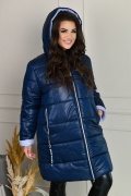 Довга зимова куртка жіноча РА-8-328-1 мініатюра 2