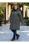 Жіноче зимове пальто ДМ-1390-1 мініатюра 3