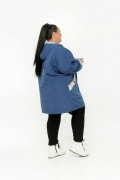 Жіноча куртка вітрівка на флісі ДМ-1381-1 мініатюра 6