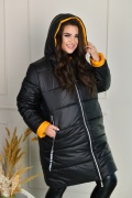 Довга зимова куртка жіноча РА-8-328-2 мініатюра 1