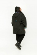 Жіноча куртка вітрівка на флісі ДМ-1381-2 мініатюра 7
