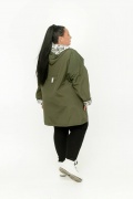 Жіноча куртка вітрівка на флісі ДМ-1381 мініатюра 5