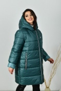 Довга зимова куртка жіноча РА-8-328-5 мініатюра 2
