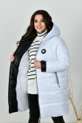 Довга зимова куртка жіноча РА-8-328-3 мініатюра 2