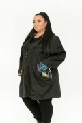 Жіноча куртка вітрівка на флісі ДМ-1381-2 мініатюра 6
