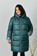 Довга зимова куртка жіноча РА-8-328-5 мініатюра 1