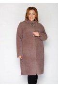 Пальто жіноче з альпаки МШ-6 мініатюра 1