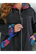 Жіноча куртка вітрівка на флісі ДМ-1381-2 мініатюра 2