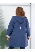 Жіноча куртка вітрівка на флісі ДМ-1381-1 мініатюра 4