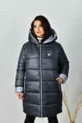 Довга зимова куртка жіноча РА-8-328-4 мініатюра 1