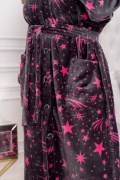 Яскравий жіночий халат на гудзиках ЮР-2486-4 мініатюра 3