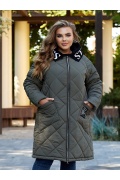 Жіноче зимове пальто ДМ-1390-1 мініатюра 1