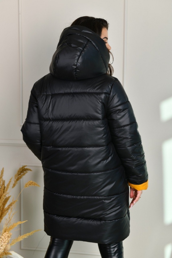Довга зимова куртка жіноча РА-8-328-2 фото 2