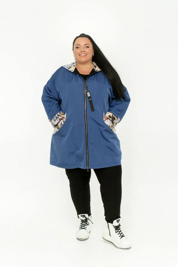 Жіноча куртка вітрівка на флісі ДМ-1381-1 фото 7
