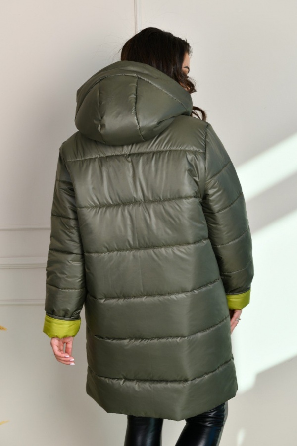 Довга зимова куртка жіноча РА-8-328 фото 2