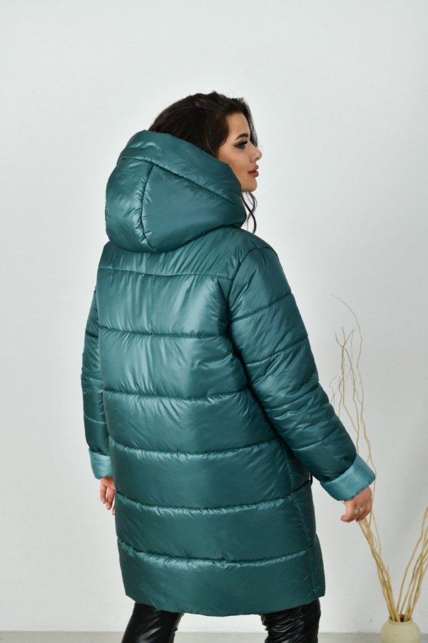 Довга зимова куртка жіноча РА-8-328-5 фото 3
