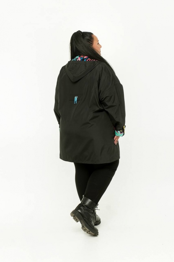 Жіноча куртка вітрівка на флісі ДМ-1381-2 фото 7
