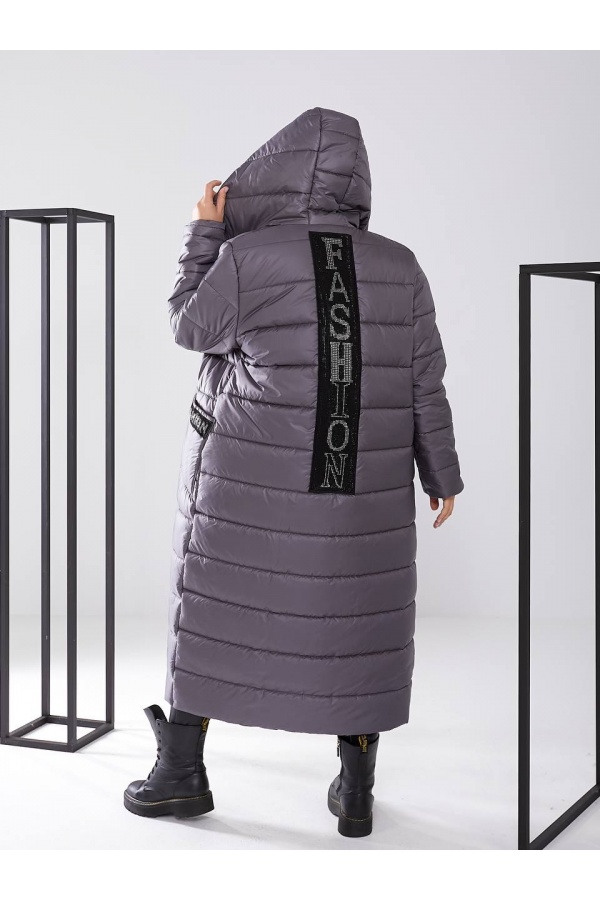 Зимове довге пальто ВМ-550 фото 5