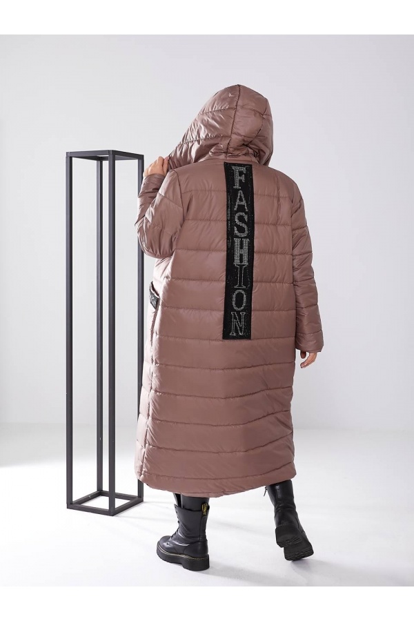Зимове довге пальто ВМ-550-1 фото 4