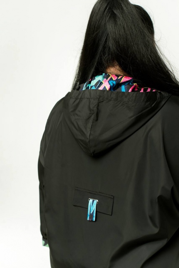 Жіноча куртка вітрівка на флісі ДМ-1381-2 фото 9