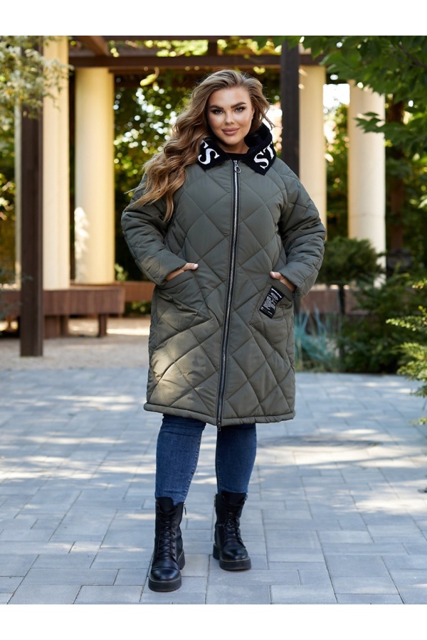 Жіноче зимове пальто ДМ-1390-1 фото 2
