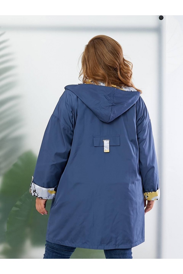 Жіноча куртка вітрівка на флісі ДМ-1381-1 фото 4