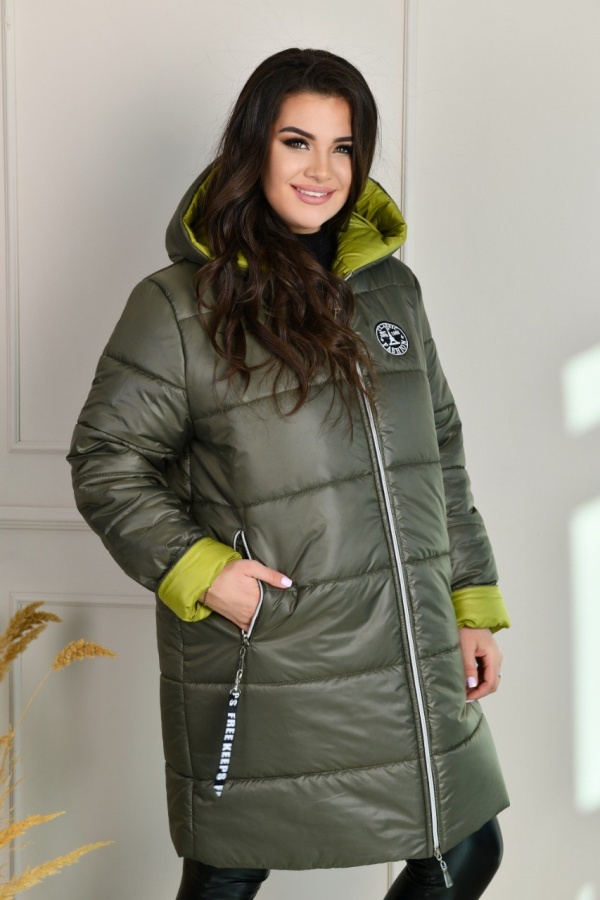 Довга зимова куртка жіноча РА-8-328 фото 1