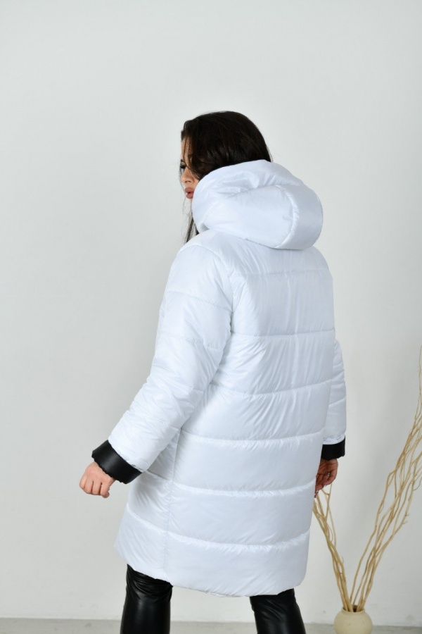 Довга зимова куртка жіноча РА-8-328-3 фото 4